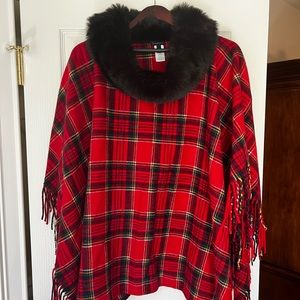 Talbots Ladies Holiday Cape